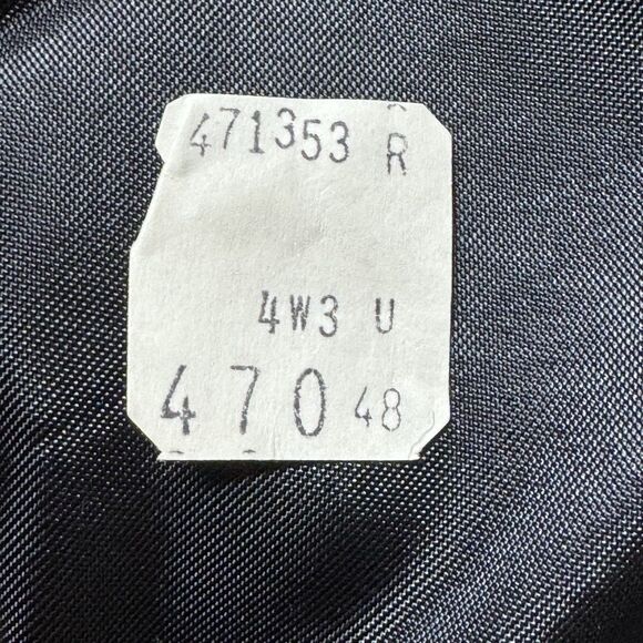 Pierre Cardin Men's Double Breasted Navy Blue Wool Jacket Blazer Size 53R - Picture 11 of 13